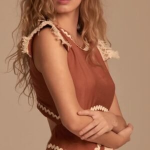 Vestido Étnico Teja