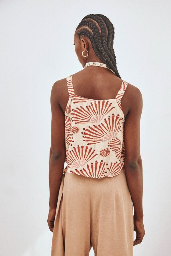 TOP ESTAMPADO ABANICOS - Imagen 5