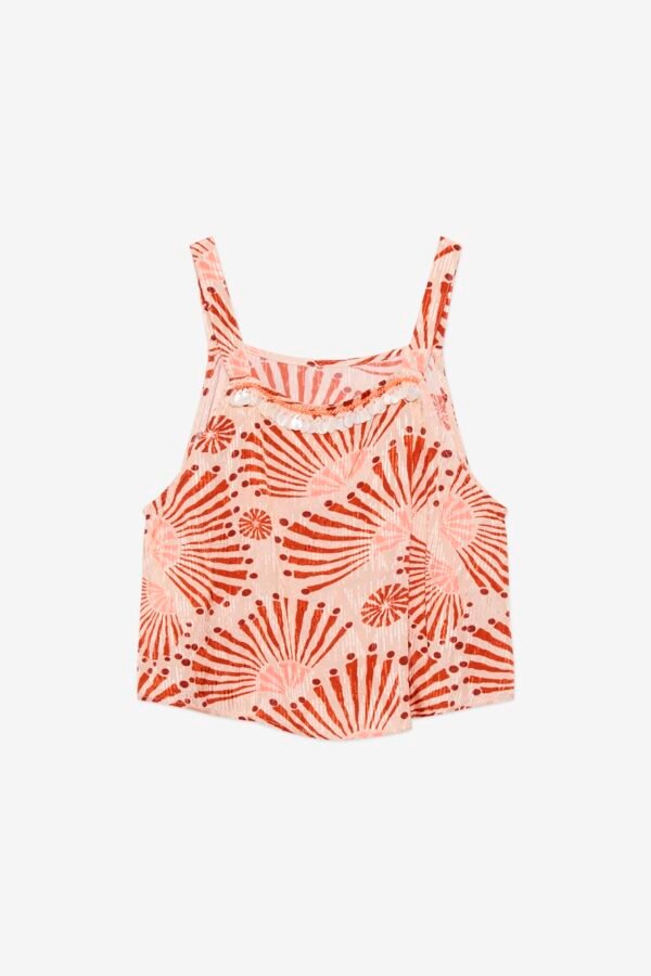 TOP ESTAMPADO ABANICOS - Imagen 6