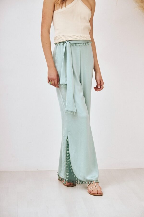 PANTALÓN FLECOS AZUL - Imagen 3