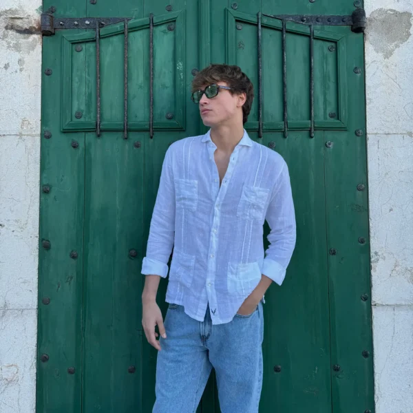 GUAYABERA BLANCA - Imagen 7