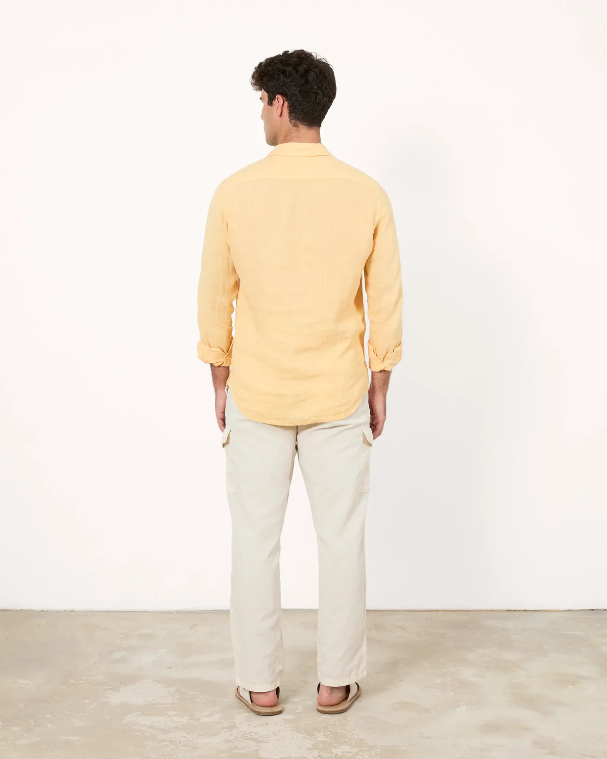 Polera - Polera POLERA LINO AMARILLO CREMA - Imagen 2