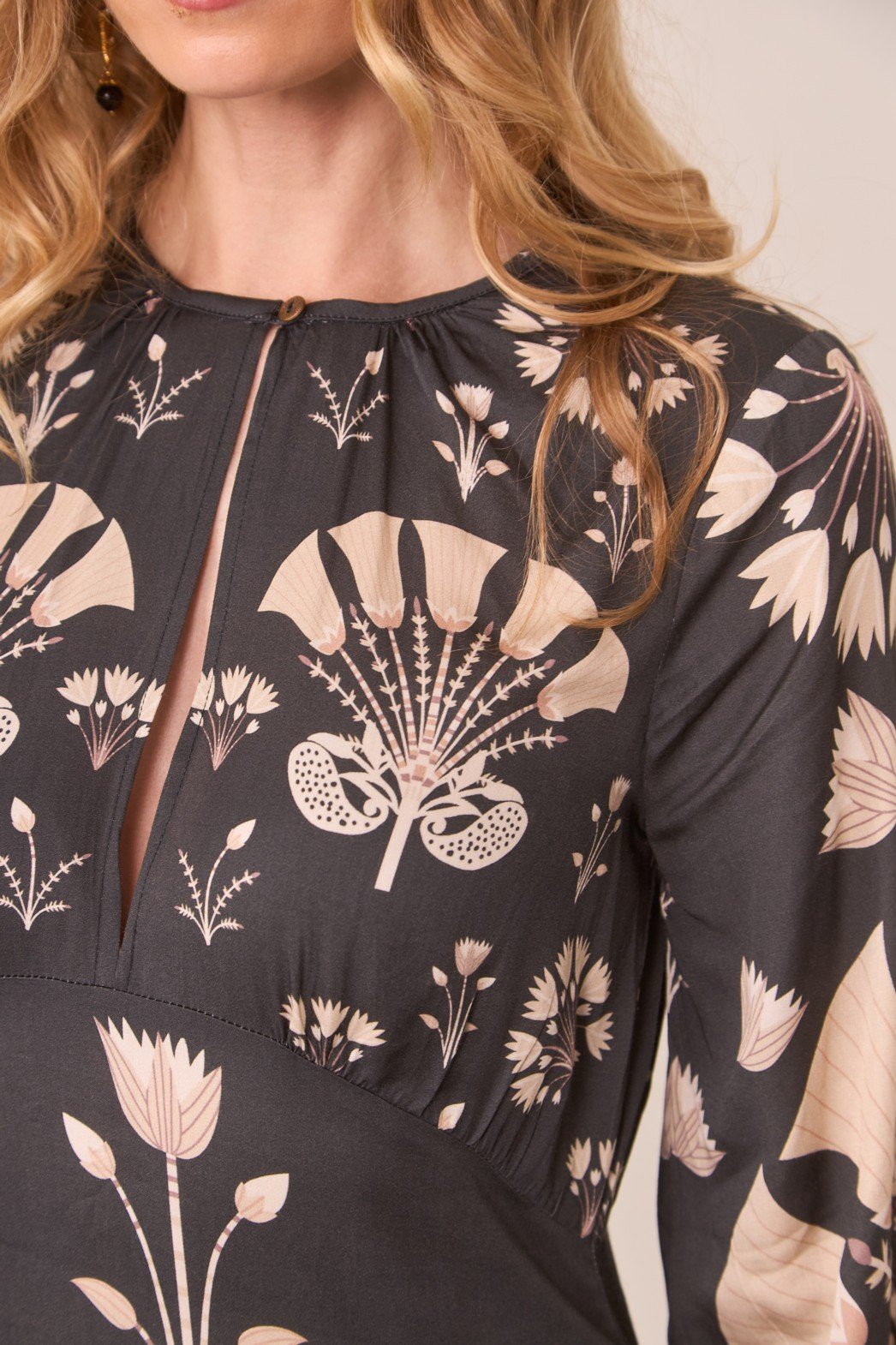 Vestido - Vestido VESTIDO GRANDES MOTIVOS FLORALES - Imagen 4