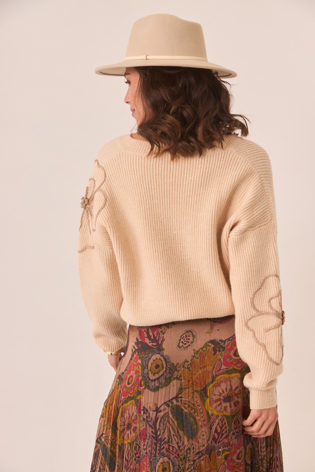 Jersey - Jersey JERSEY OVERSIZE FLOR MANGAS - Imagen 2