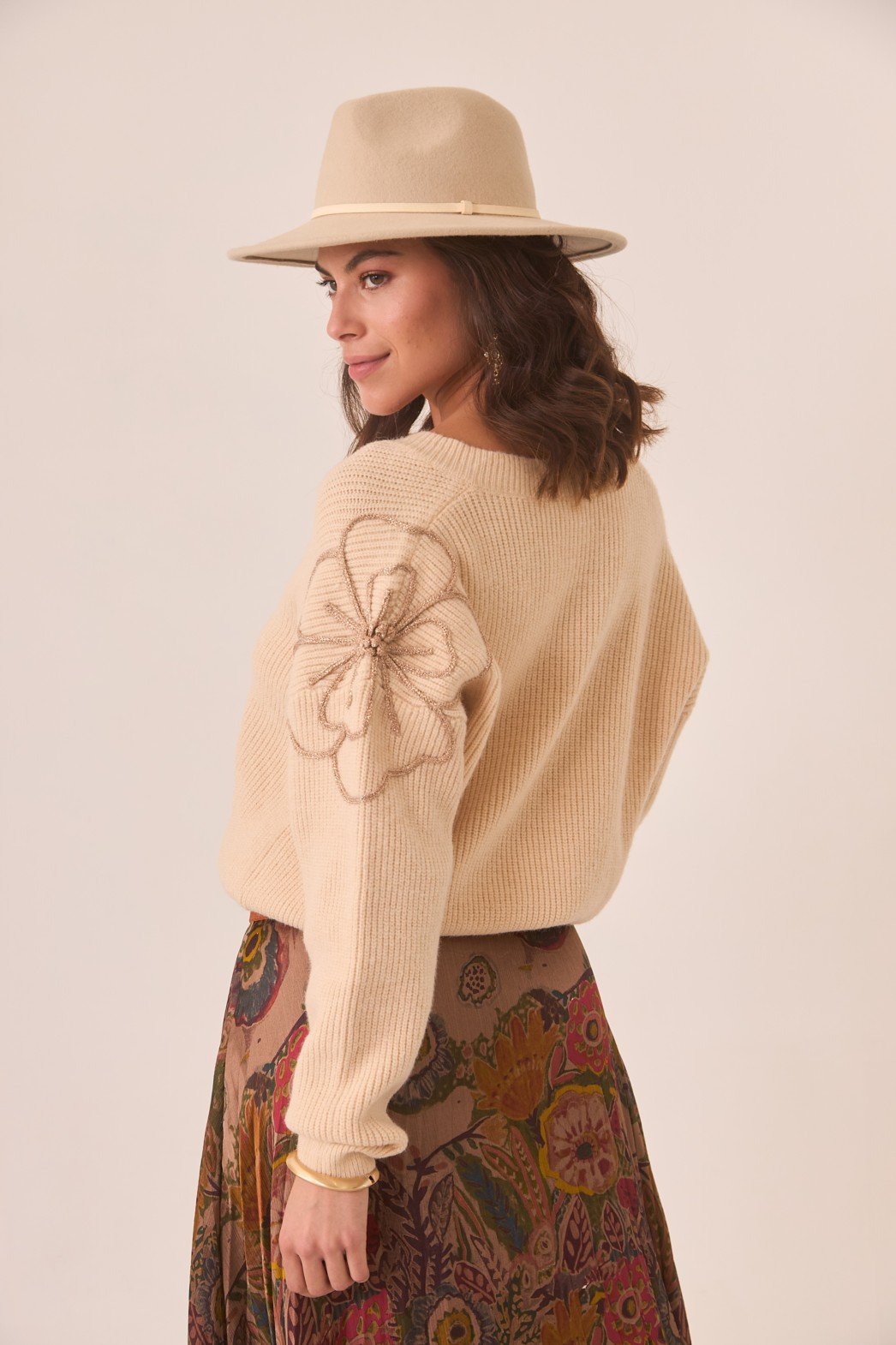 Jersey - Jersey JERSEY OVERSIZE FLOR MANGAS - Imagen 5