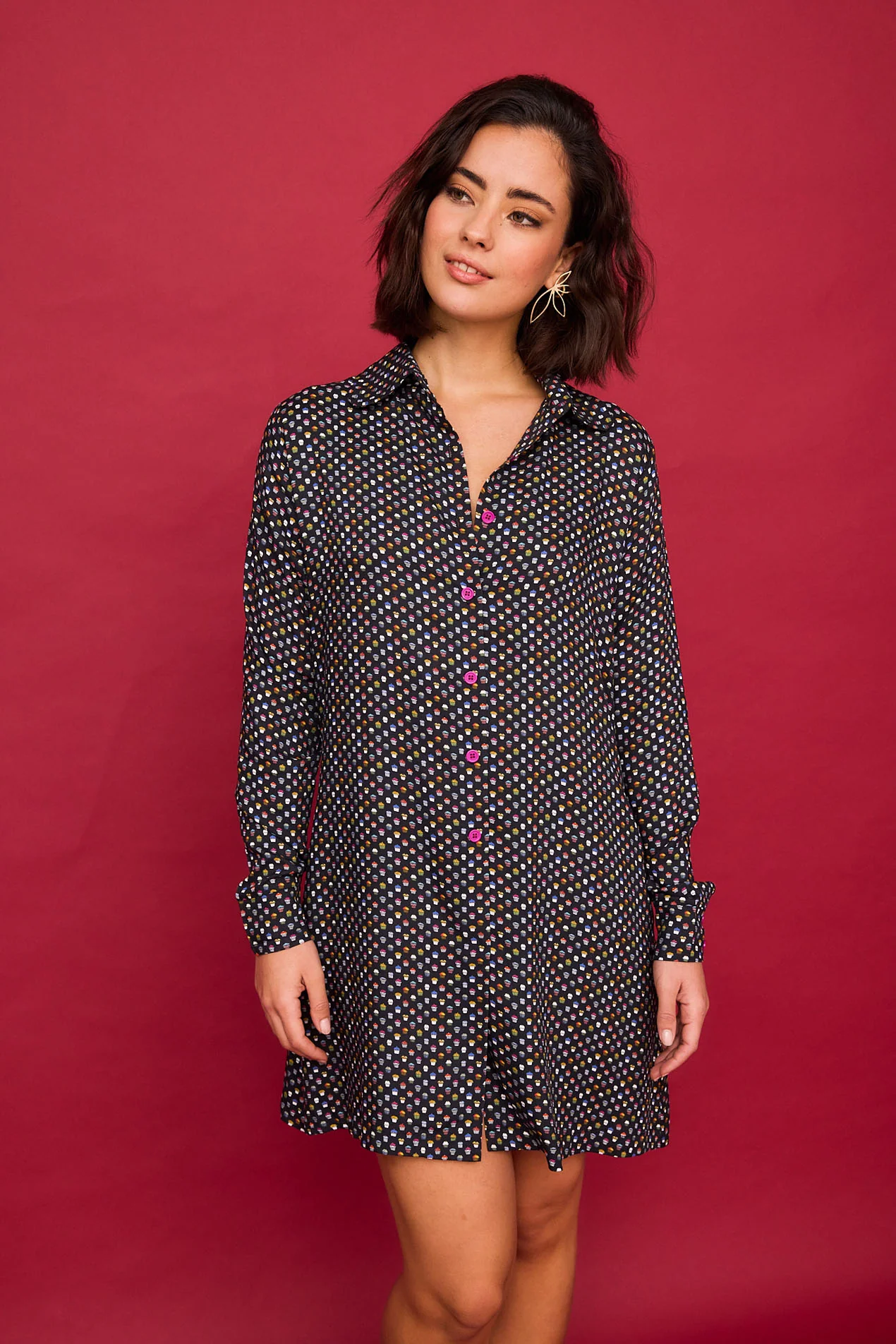 Vestido - Vestido VESTIDO CORTO BAYA NEGRA - Imagen 2