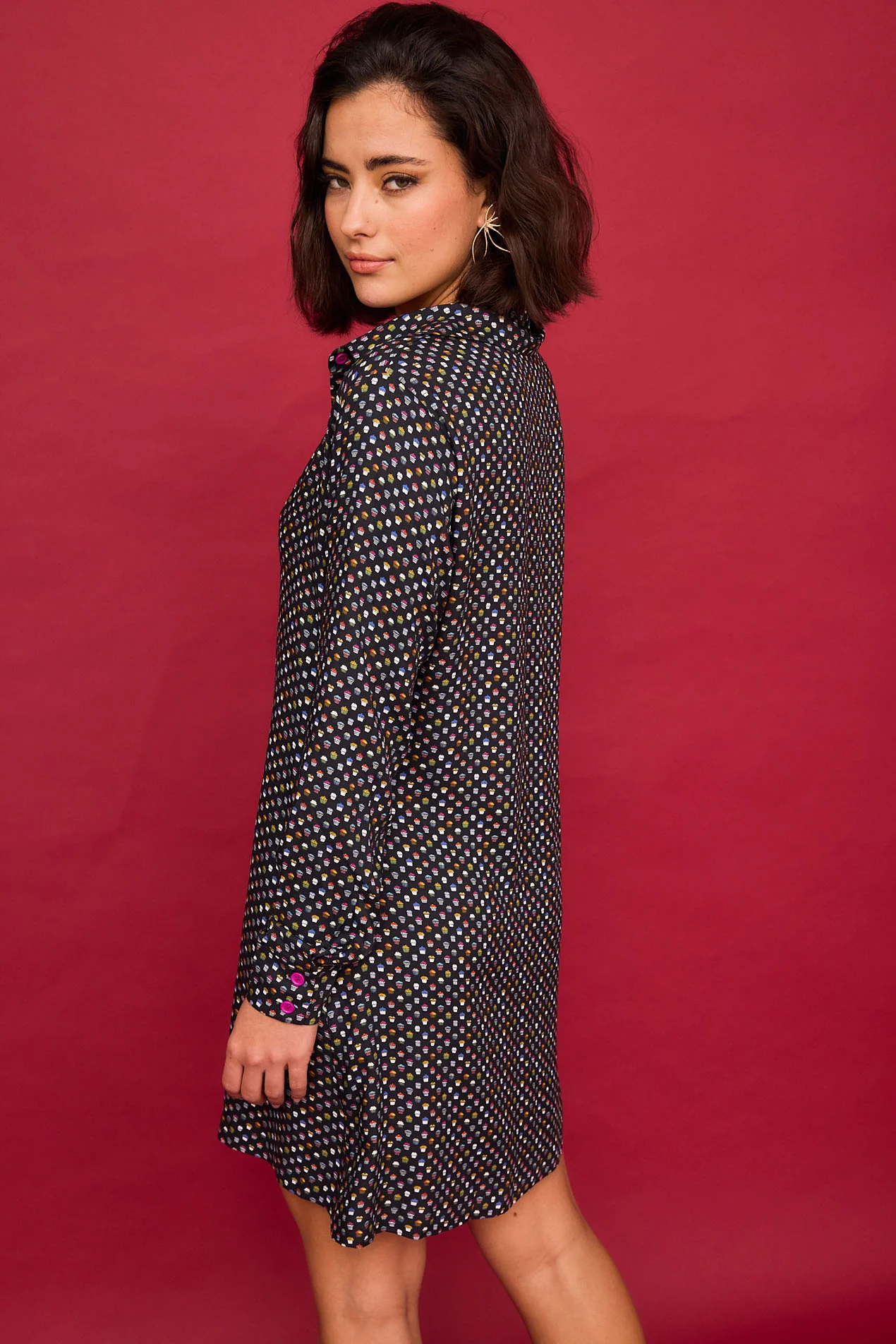 Vestido - Vestido VESTIDO CORTO BAYA NEGRA - Imagen 4