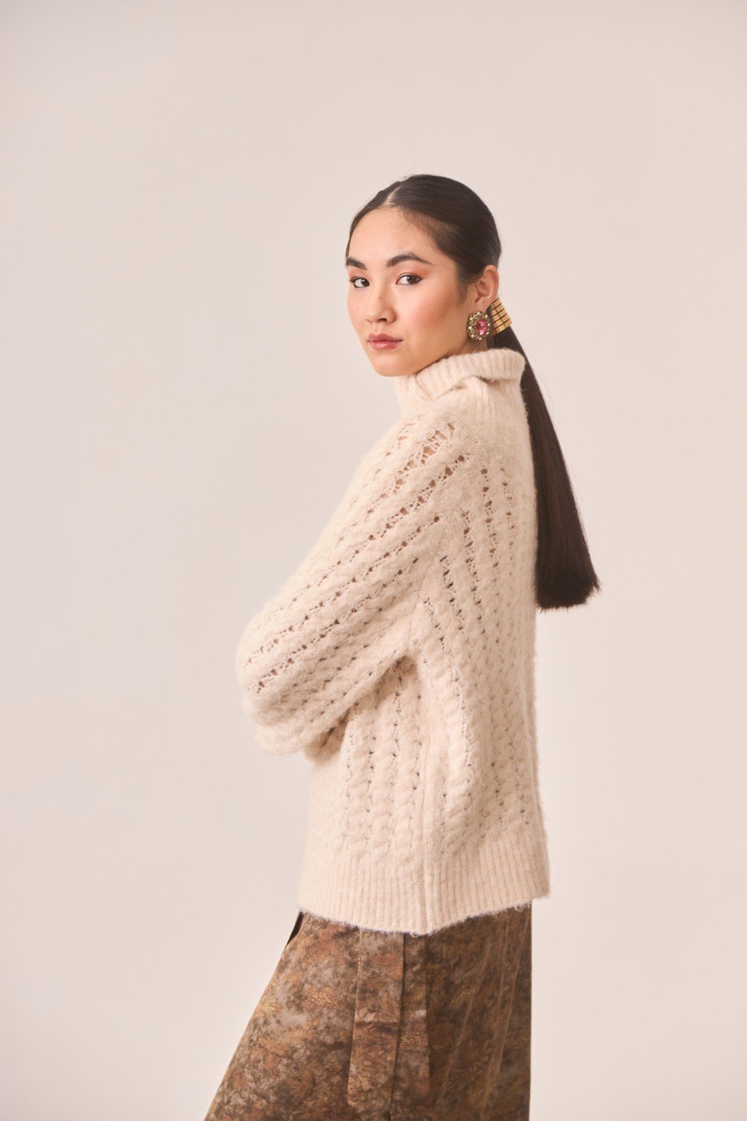 Jersey - Jersey JERSEY CUELLO ALTO CALADOS - Imagen 2